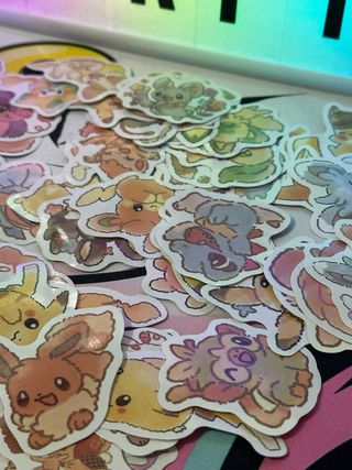 80 Pegatinas Vinilo Pokemon