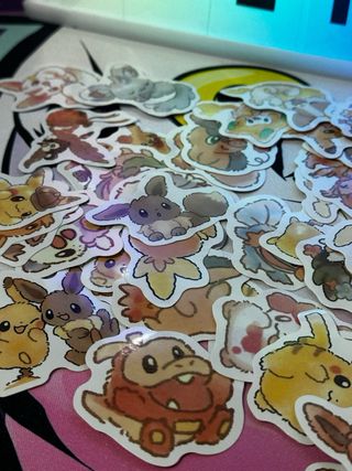 80 Pegatinas Vinilo Pokemon