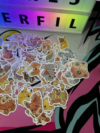 80 Pegatinas Vinilo Pokemon