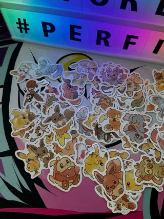 80 Pegatinas Vinilo Pokemon