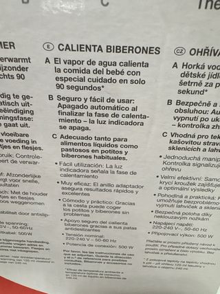 Calienta biberones NUK