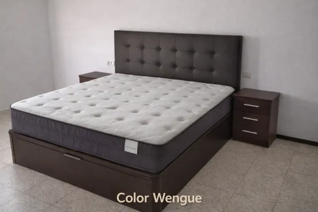 Dormitorio matrimonio nuevo colchón canapé mesitas