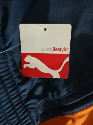 Chándal Puma Azul Oscuro y Naranja Nuevo