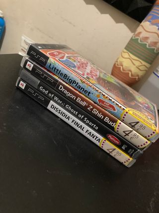 Lote 4 Juegos PSP: LittleBigPlanet, Dragon Ball Z,