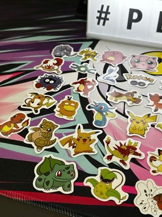 50 Pegatinas Vinilo Pokemon