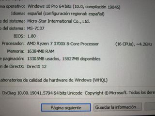 PC Gaming R7 3700X RTX 2070 SUPER