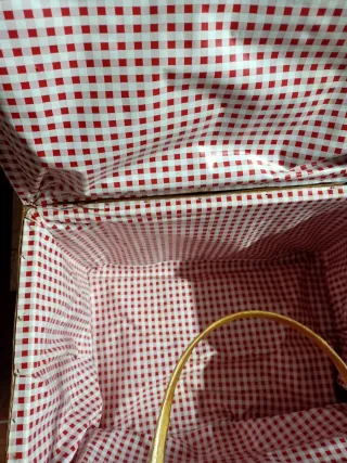 Cesta de mimbre para picnic