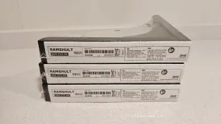 Pack 3 escuadras soportes estantería Ramshult