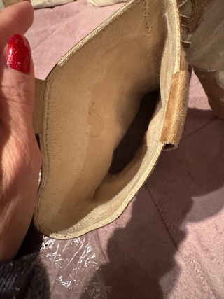 Botas cowboy Hug@Clau beige/marrón