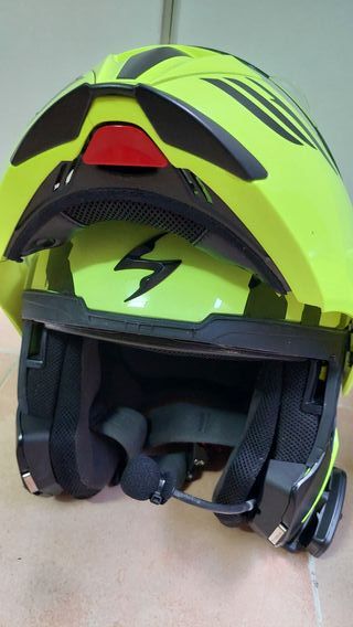 3 CASCOS CON INTERCOMUNICADORES Bluetooth