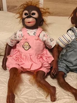 Muñeco Mono Bebé Reborn