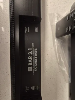 Barra de Sonido JBL con Subwoofer Negro