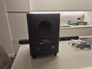 Barra de Sonido JBL con Subwoofer Negro