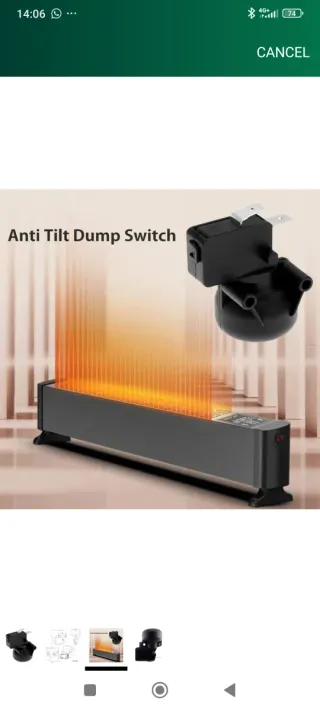 Interruttore Micro Anti Tilt FD4