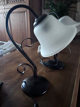 Lámparas de forja para mesita de noche