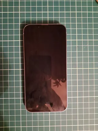 iPhone 14 azul + CARGADOR + CARCASAS