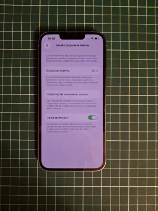 iPhone 14 azul + CARGADOR + CARCASAS