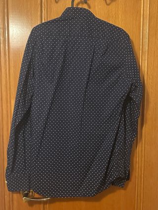 Camisa CH lunares azul