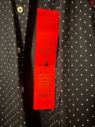 Camisa CH lunares azul