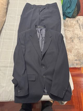 Traje de hombre azul oscuro Zara