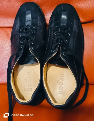 Hogan Scarpe unisex Pellee camoscio Nere