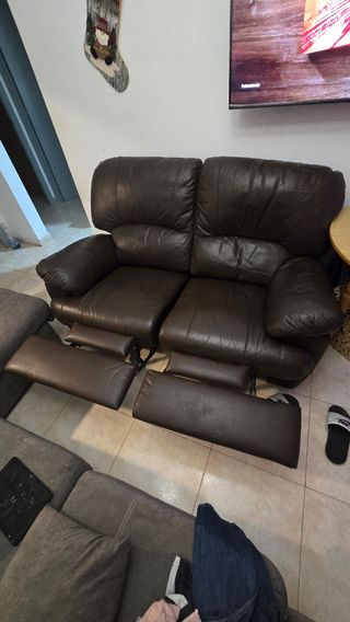 Sofá de 2 plazas reclinable