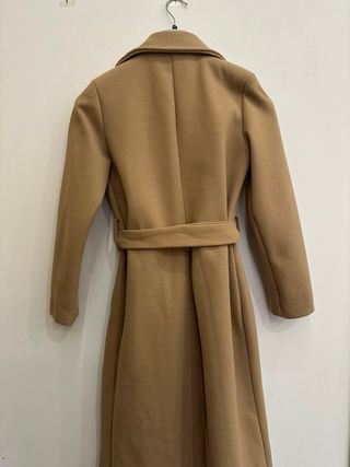 Cappotto donna lungo elegante cammello