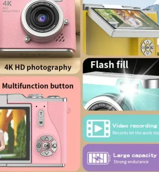 Cámara Digital 4K 48MP