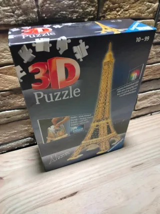 RAVENSBURGER Puzzle 3D Torre Eiffel con luces LED