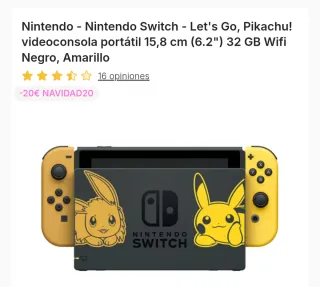 Nintendo Switch Edición Pokémon