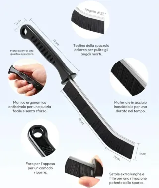 10 Pezzi Spazzola Pulizia Doccia