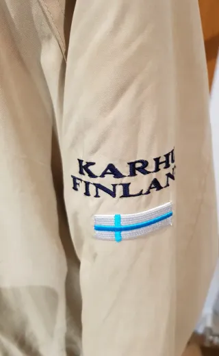 ABRIGO PARKA KARHU, TALLA XL, COLOR BEIGE