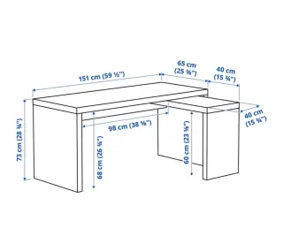 Escritorio Ikea Blanco