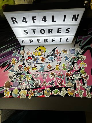 300 Pegatinas Pokemon Vinilo Todas Generaciones