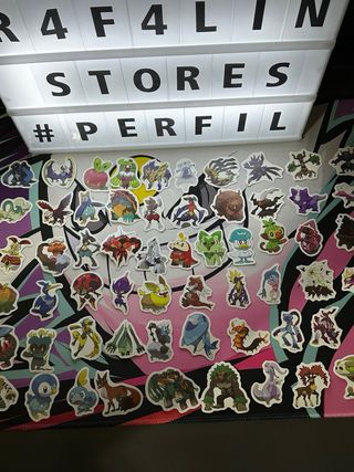 300 Pegatinas Pokemon Vinilo Todas Generaciones