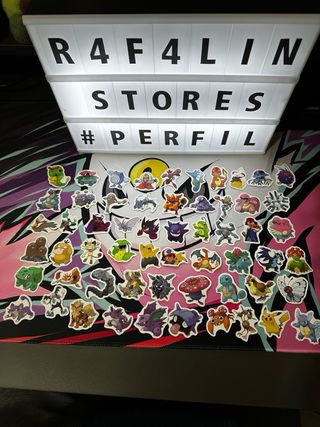 300 Pegatinas Pokemon Vinilo Todas Generaciones