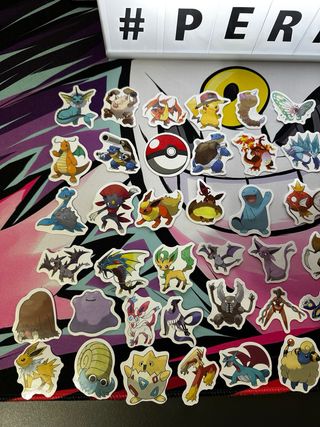 300 Pegatinas Pokemon Vinilo Todas Generaciones