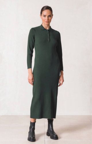 Vestido largo Indi & Cold verde