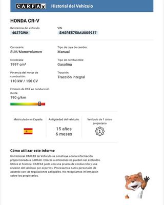 Honda CR-V 2.0 i-VTEC Edición Especial