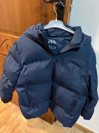 Chaqueta ZARA niño azul talla 9-10