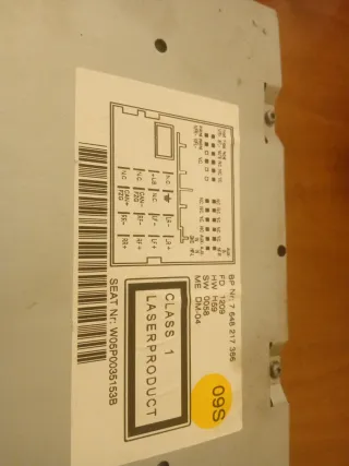 Radio MP3 Seat Altea XL