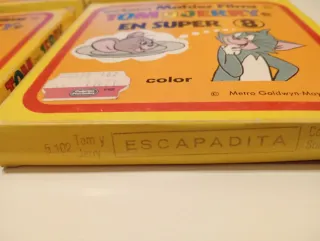 4 Películas Tom y Jerry Super 8 Color