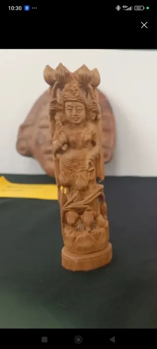 Figura cabeza buda bronce