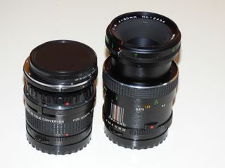 Mamiya Sekor Macro 80mm f/4 + Adaptador Nikon F