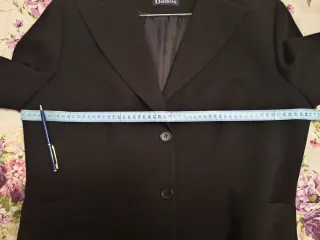 Chaqueta de traje Dados Negra Hombre