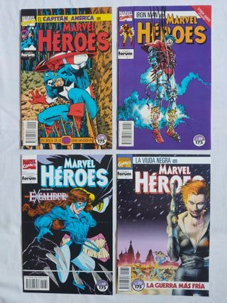 Cómic Marvel Héroes COMPLETA + 30 extras (Forum)