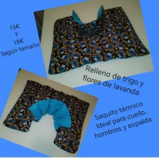 Saquito térmico trigo y lavanda