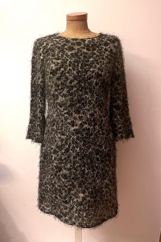 Vestido Adolfo Dominguez Negro y Beige nuevo.