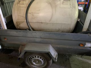 REMOLQUE CON DEPOSITO GASOLEO 500 LITROS