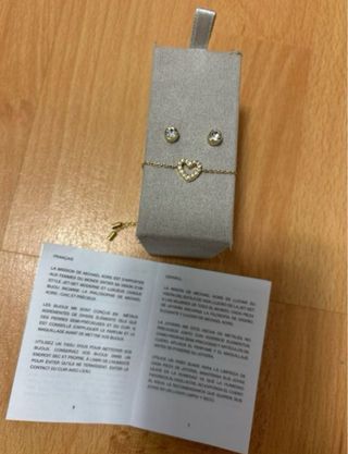 Pulsera y pendientes Michael Kors corazón